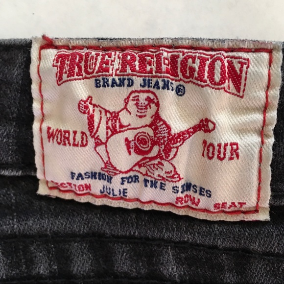 True Religion Julie Black Faded Skinny Jeans - Picture 6 of 6